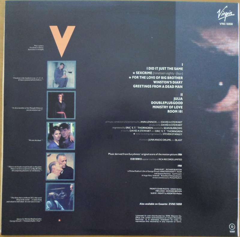 Eurythmics - 1984 (For the Love of Big Brother)