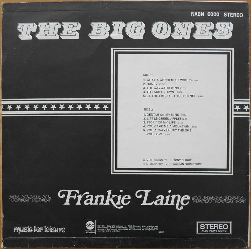 Frankie Laine - The Big Ones