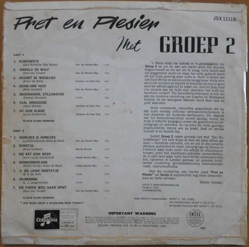 Groep 2 - Pret en Plesier met Groep 2