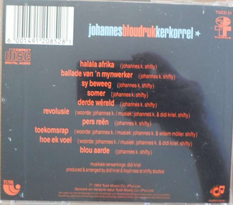 Johannes Kerkorrel - Bloudruk