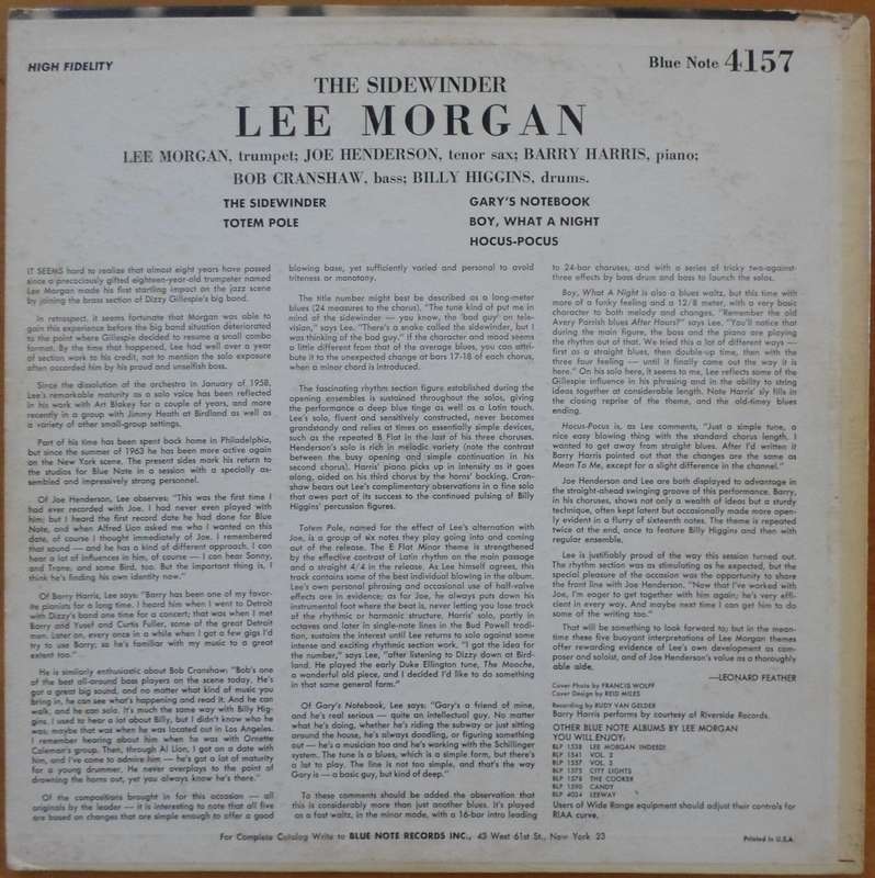 Lee Morgan - The Sidewinder