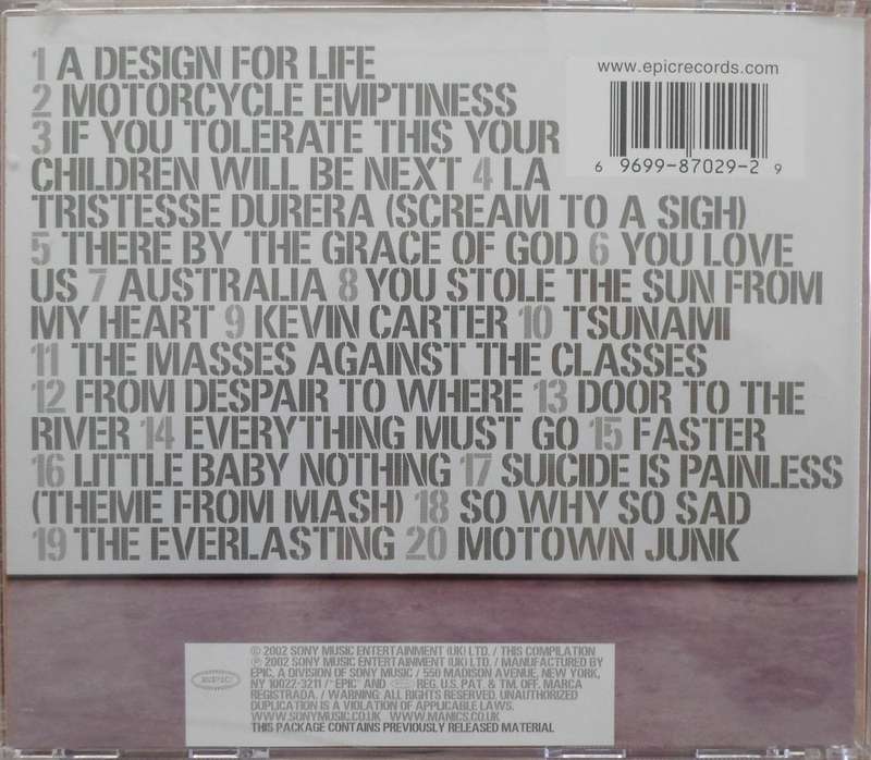 Manic Street Preachers - Forever Delayed (The Greatest Hits)