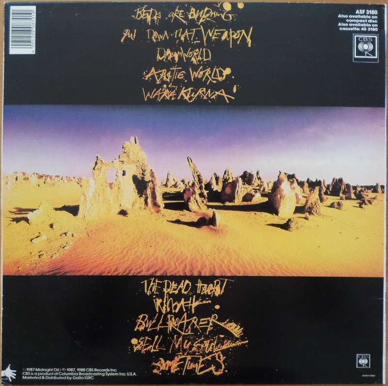 Midnight Oil - Diesel and Dust
