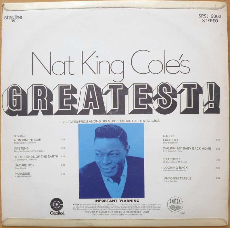 Nat King Cole - Nat King Cole's Greatest!