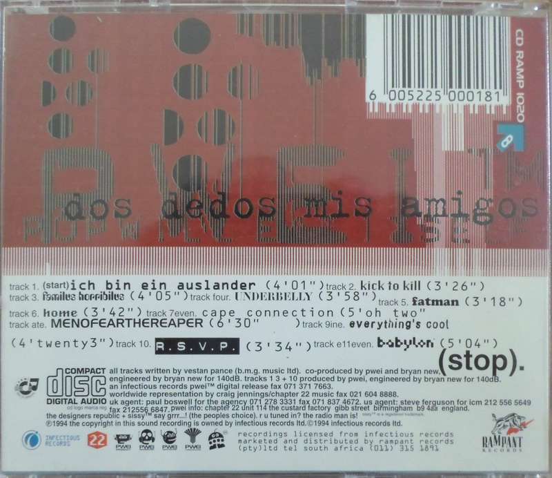 Pop Will Eat Itself - Dos Dedos Mis Amigos