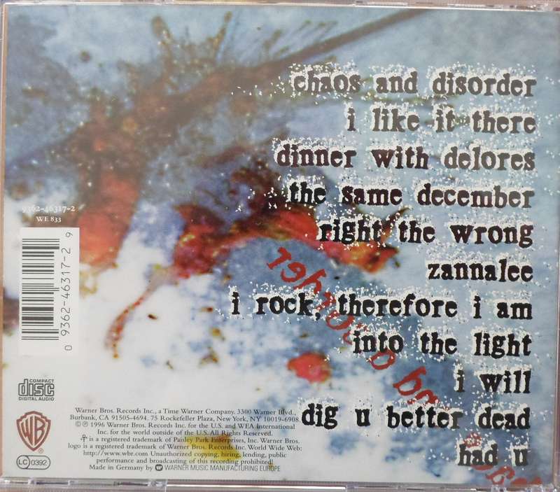 Prince - Chaos and Disorder