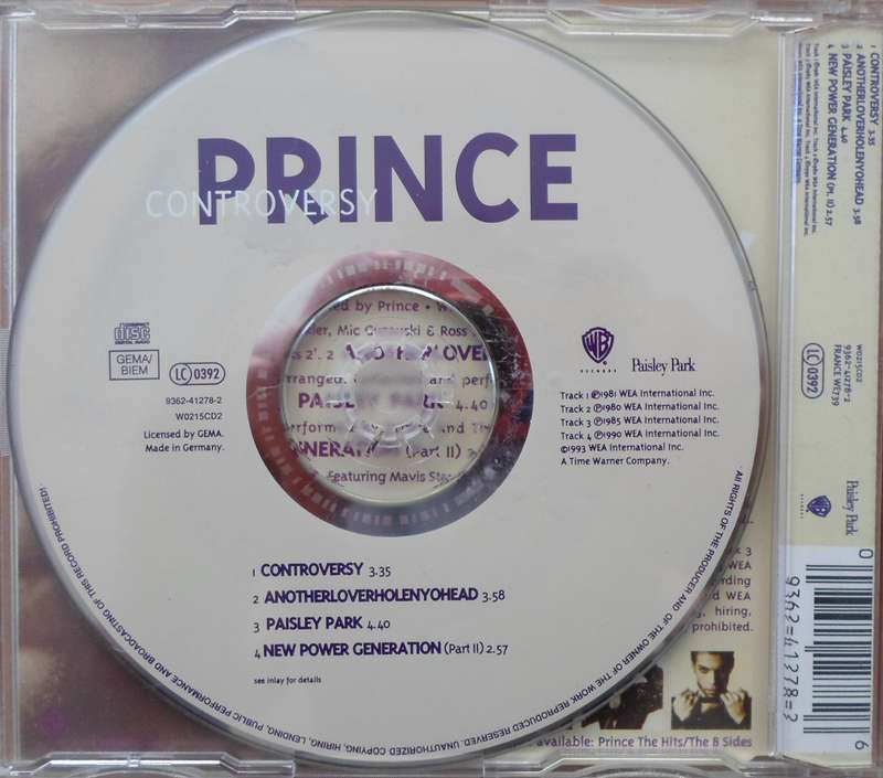 Prince - Controversy