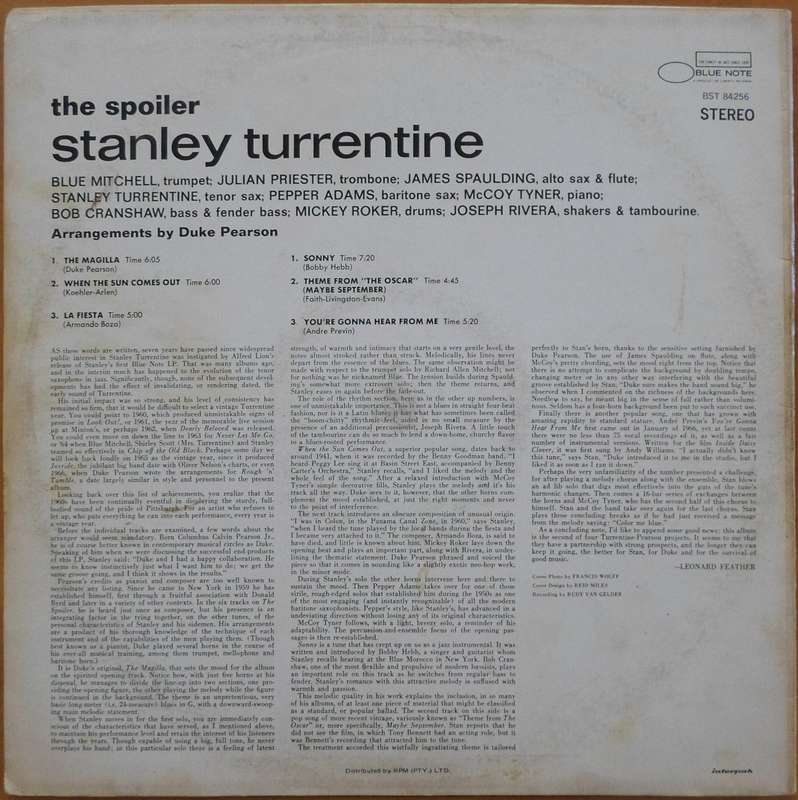 Stanley Turrentine - The Spoiler