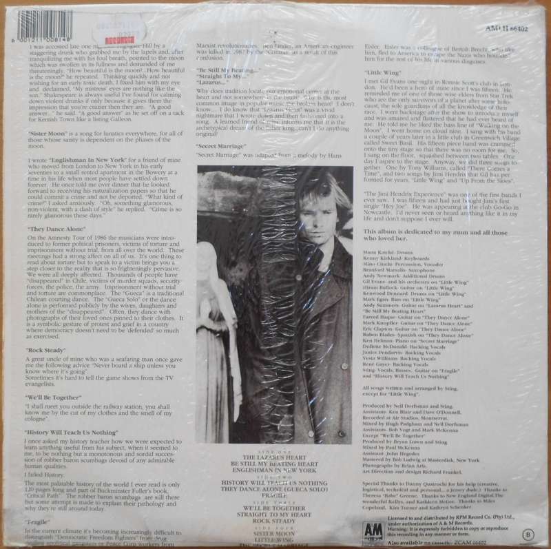 Sting - Nothing Like the Sun