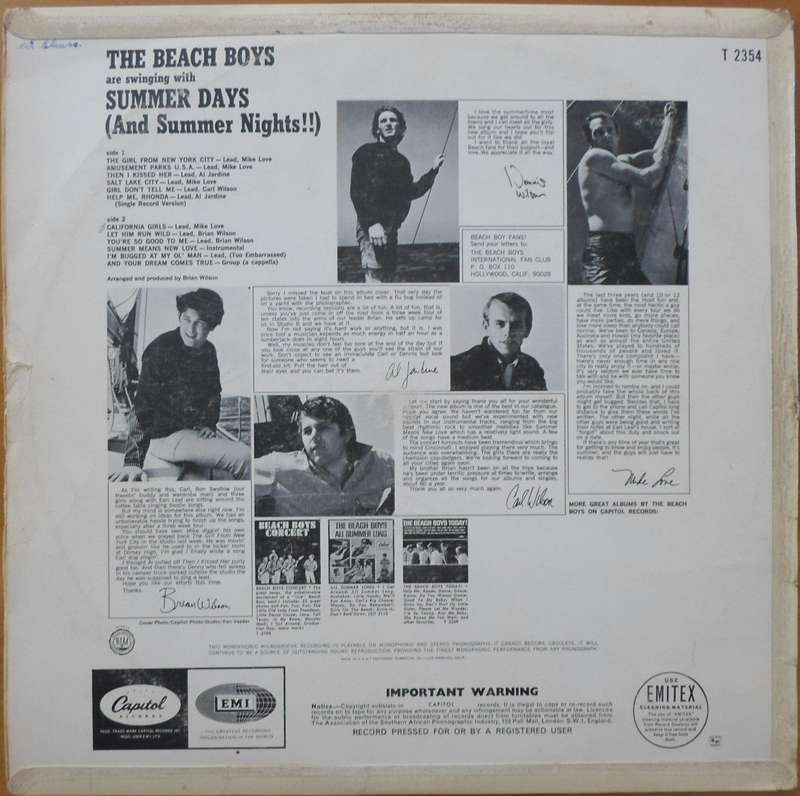 The Beach Boys - Summer Days (and Summer Nights!!)