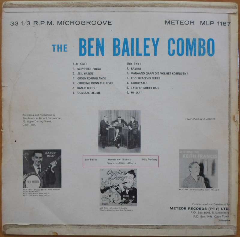 The Ben Bailey Combo - The Ben Bailey Combo