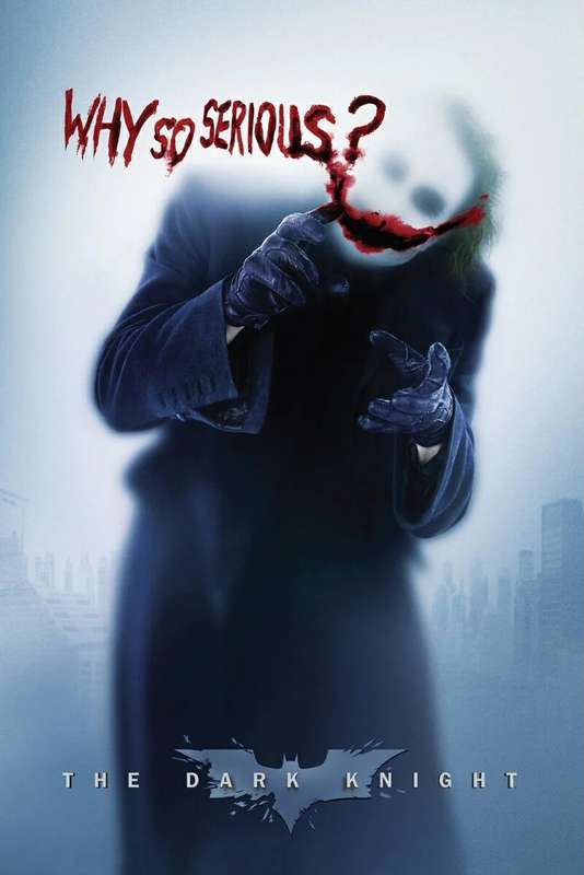 The Dark Knight - `Why So Serious` Joker Poster