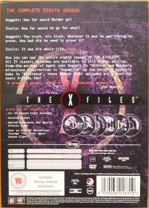 The X-Files - The Complete Eighth Season