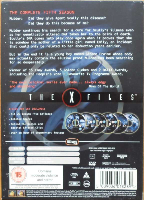 The X-Files - The Complete Fifth Season