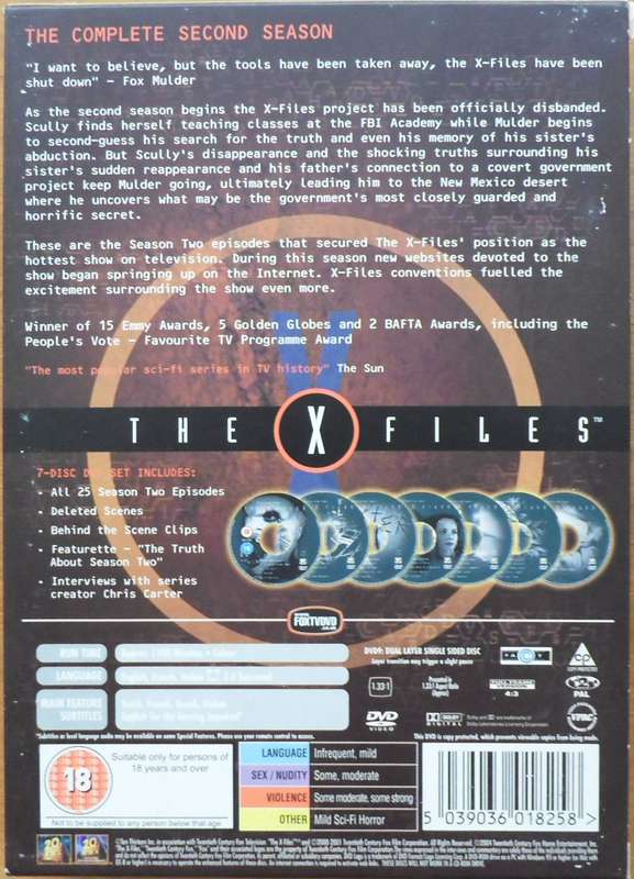 The X-Files - The Complete Second Season