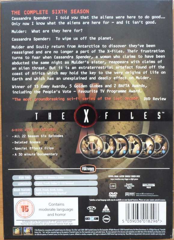 The X-Files - The Complete Sixth Season