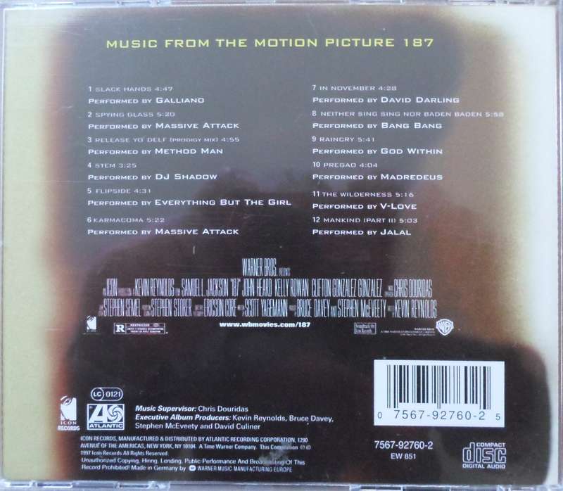 Various Artists - 187 (Music from the Motion Picture)