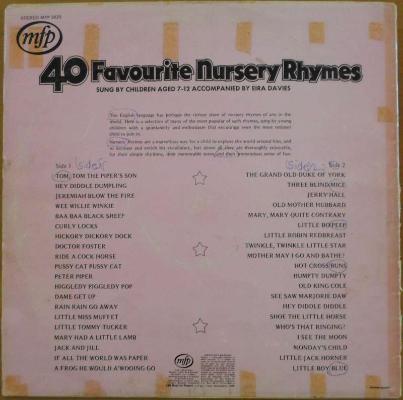 Various Artists - 40 Favourite Nursery Rhymes