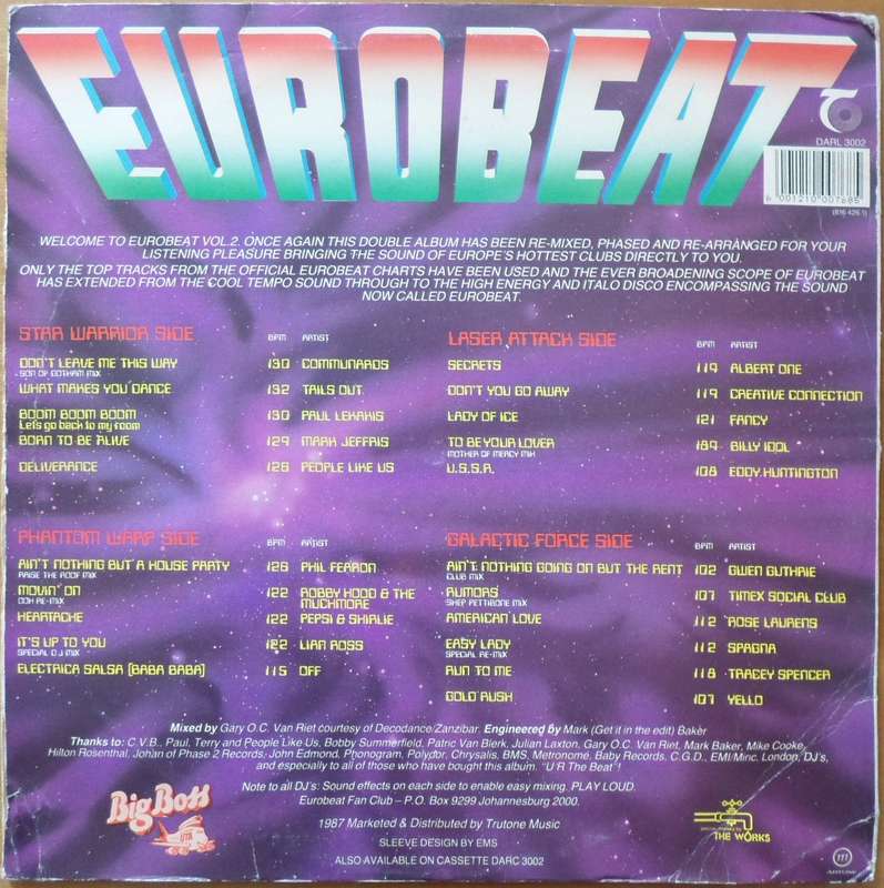 Various Artists - Eurobeat Vol. 2