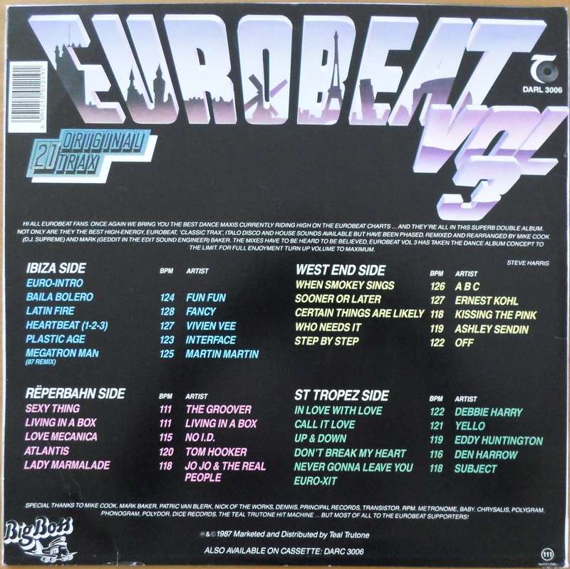Various Artists - Eurobeat Vol. 3