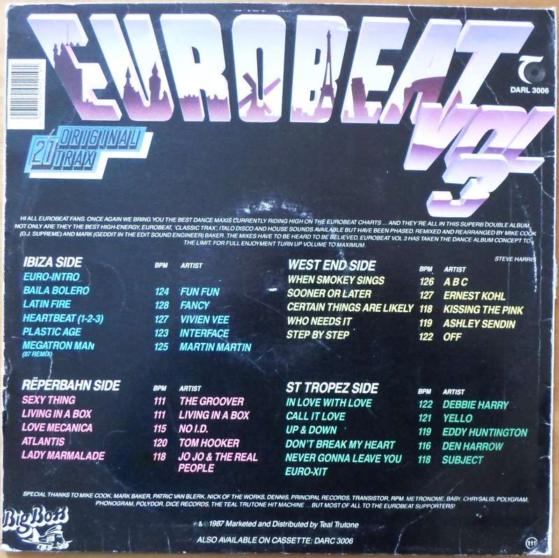 Various Artists - Eurobeat Vol. 3