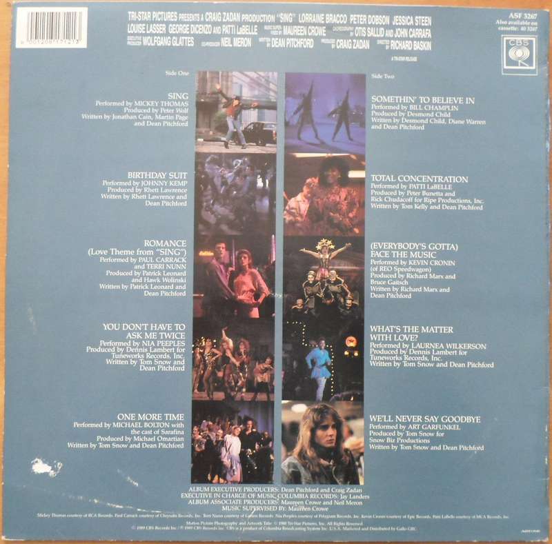 Various Artists - Sing (Music from the Original Motion Picture Soundtrack)