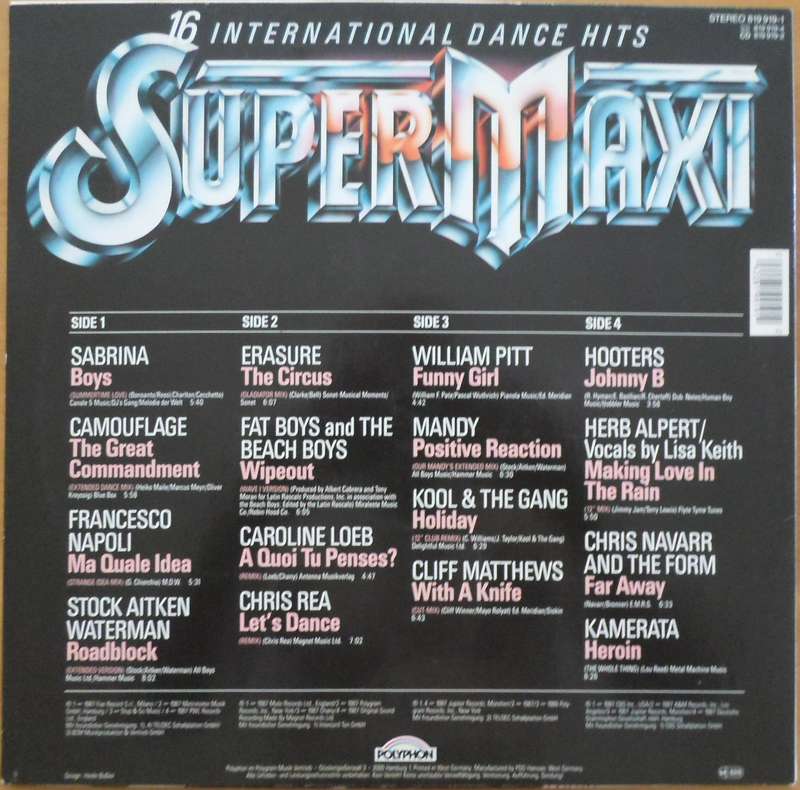 Various Artists - Super Maxi (16 International Dance Hits)