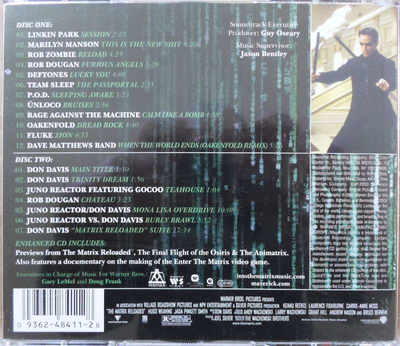 Various Artists - The Matrix Reloaded (Music from and Inspired by the Motion Picture)