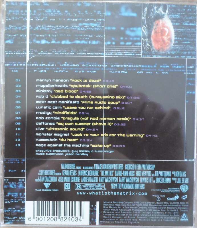 Various Artists - The Matrix (Music from the Motion Picture)