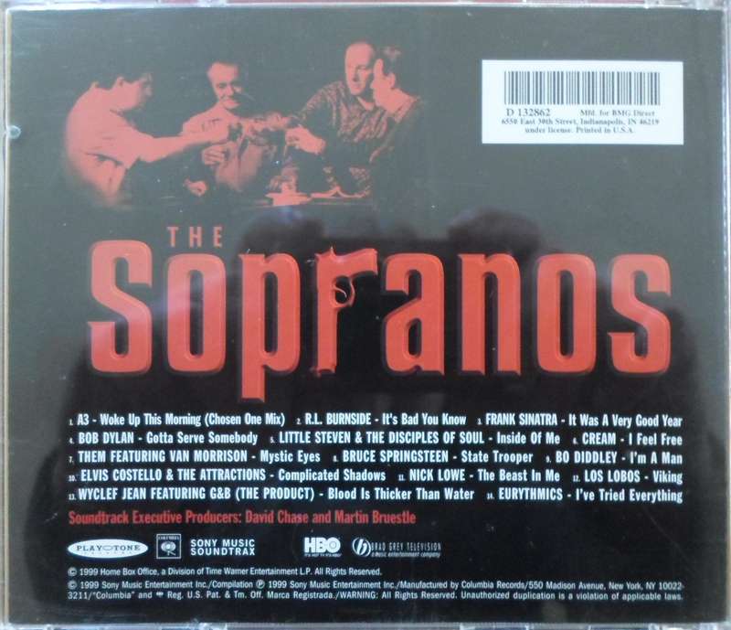 Various Artists - The Sopranos (Music from the HBO Original Series)