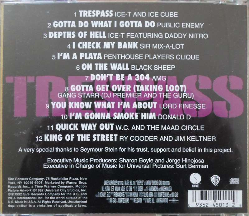 Various Artists - Trespass (Music from the Motion Picture)
