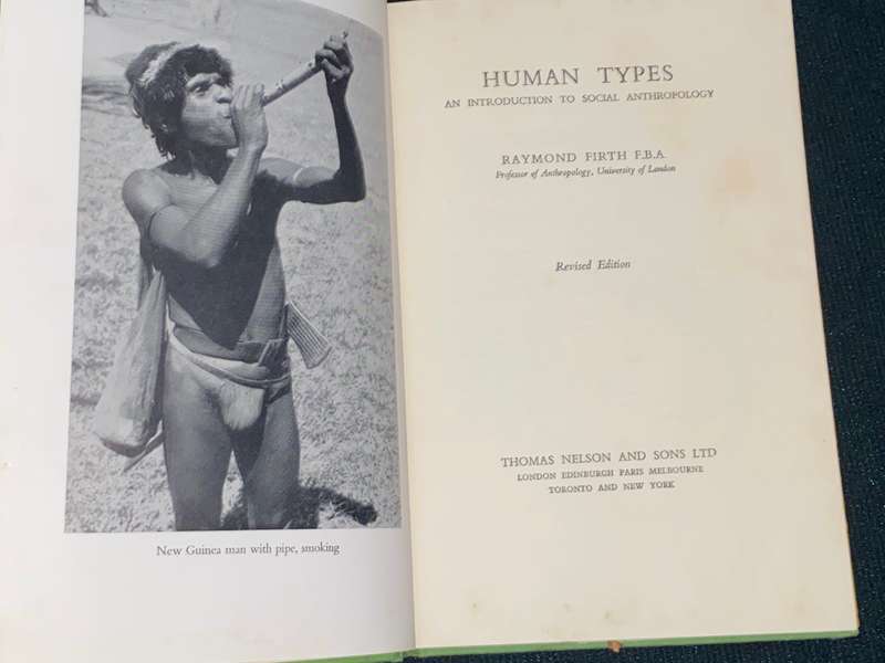 HUMAN TYPES BY RAYMOND FIRTH
