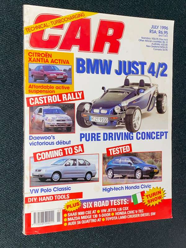 CARS MAGAZINE JULY 1996