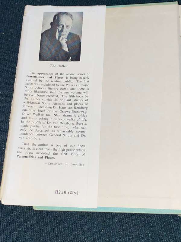 PERSONALITIES AND PLACES BY BERNARD SACHS