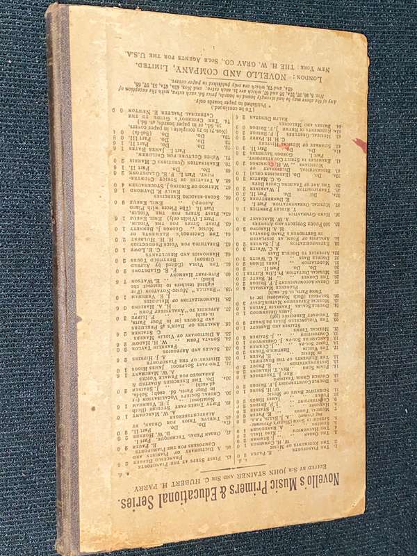 HARMONY WITH APPENDIX CONTAING 100 GRADUATED EXERCISES BY JOHN STAINER