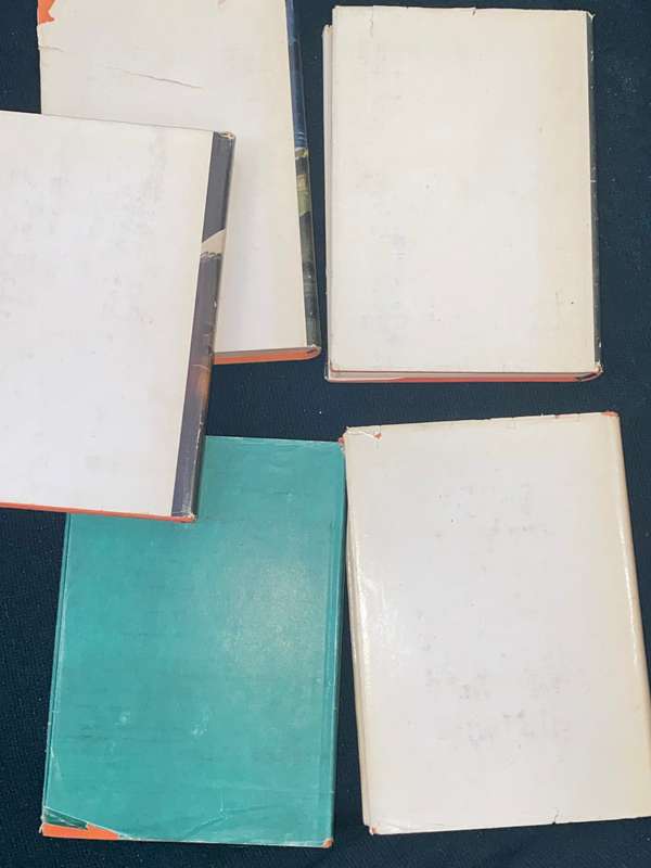 HANS DOMINIK X 5 VINTAGE GERMAN SCI-FI BOOKS