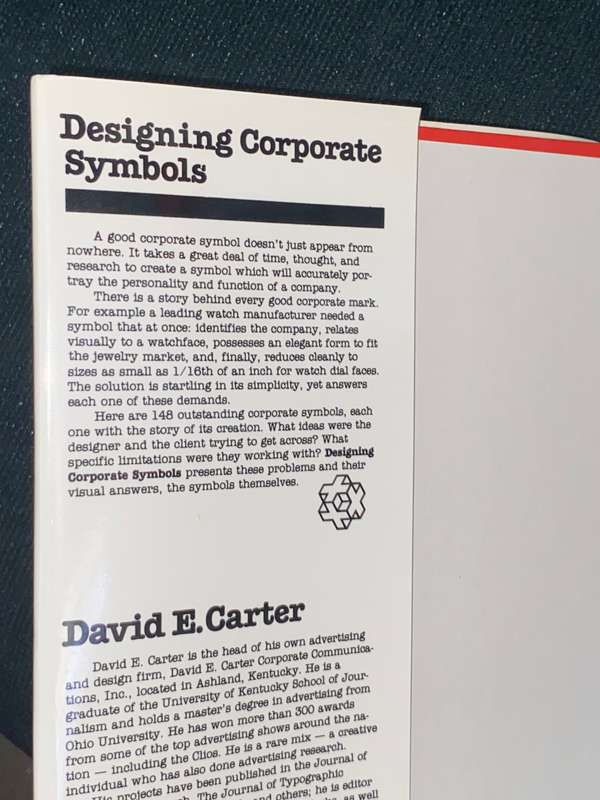 DESIGNING CORPORATE SYMBOLS BY DAVID E CARTER