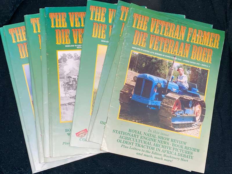 THE VETERAN FARMER / DIE VETERAAN BOER X 10 ISSUES 1997,1998, 1999