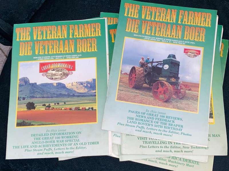 THE VETERAN FARMER / DIE VETERAAN BOER X 10 ISSUES 1997,1998, 1999