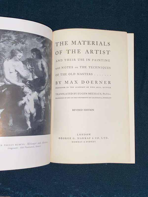 THE MATERIALS OF THE ARTIST AND THEIR USE IN PAINTING BY MAX DOERNER