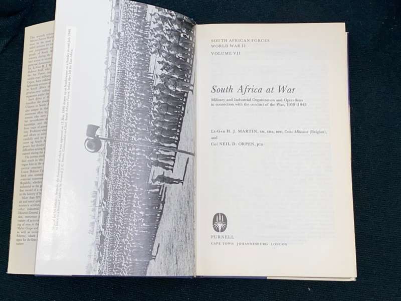 SOUTH AFRICA AT WAR BY H.J. MARTIN AND NEIL ORPEN