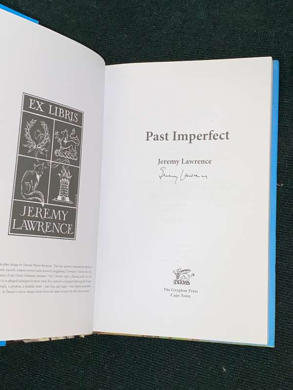 PAST IMPERFECT BY JEREMY LAWRENCE SIGNED
