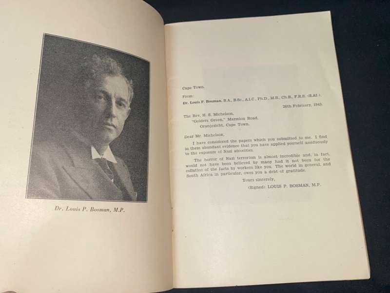 THE WAR GUILT OF GERMAN DOCTORS BY REV S. H. MICHELSOHN 1945