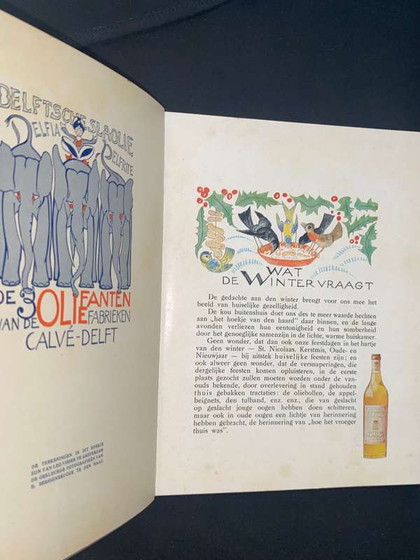CALVE - DELFT'S WINTERBOEKJE VAN MARTINE WITTOP-KONING , 1940'S DUTCH COOK BOOK