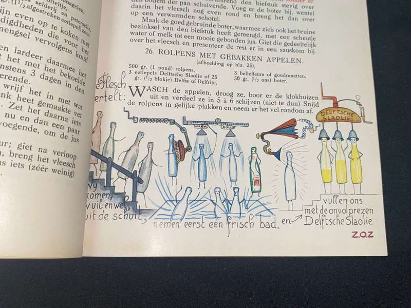 CALVE - DELFT'S WINTERBOEKJE VAN MARTINE WITTOP-KONING , 1940'S DUTCH COOK BOOK