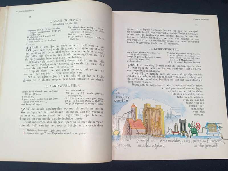 CALVE - DELFT'S WINTERBOEKJE VAN MARTINE WITTOP-KONING , 1940'S DUTCH COOK BOOK