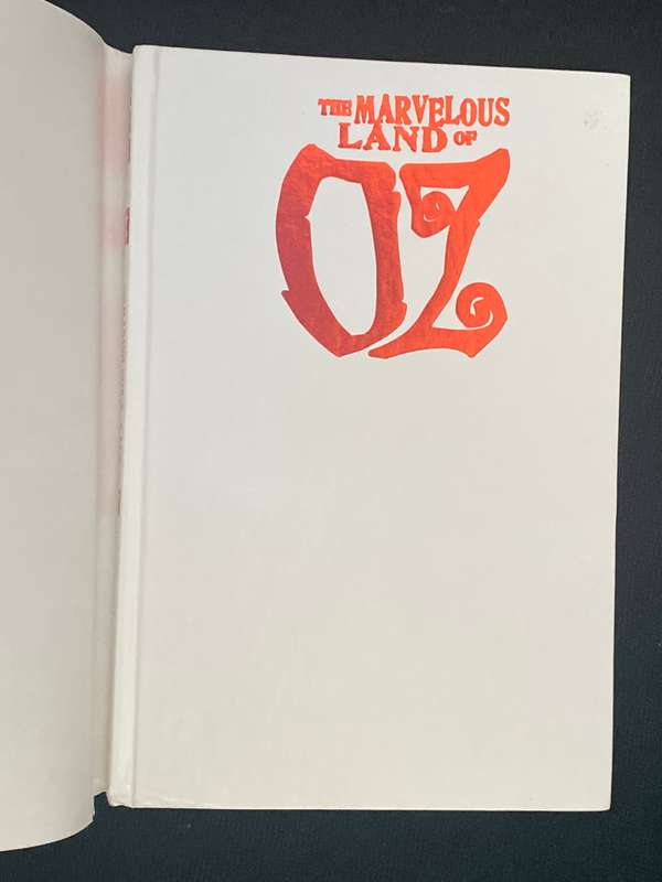 MARVEL  THE MARVELOUS LAND OF OZ BY L. FRANK BAUM