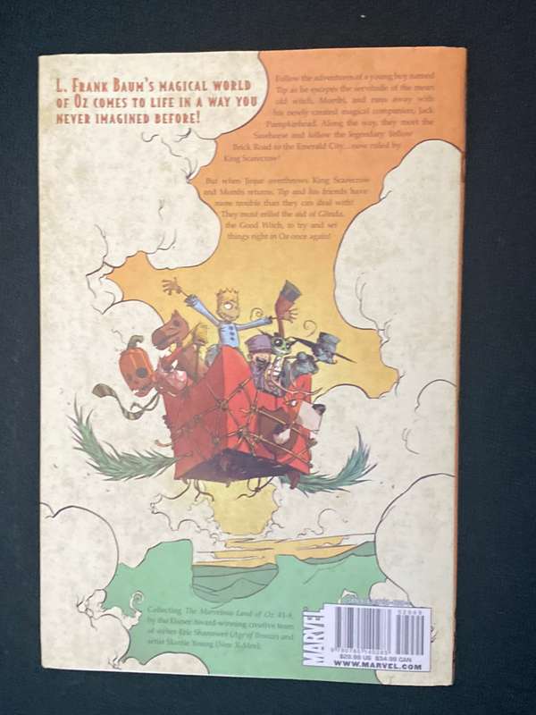 MARVEL  THE MARVELOUS LAND OF OZ BY L. FRANK BAUM