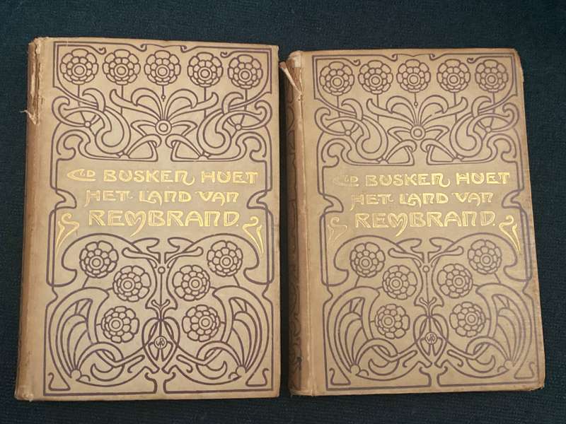 HET LAND VAN REMBRAND DOOR CD BUSKEN HUET 1901 2 VOLUMES