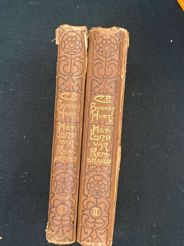 HET LAND VAN REMBRAND DOOR CD BUSKEN HUET 1901 2 VOLUMES